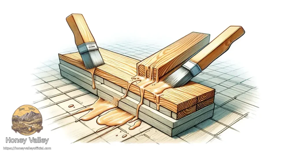 A-wide-colored-sketch-illustrating-What-is-the-drying-time-for-wood-glue-between-two-pieces-of-wood_-designed-without-padding-for-a-full-bleed-effe