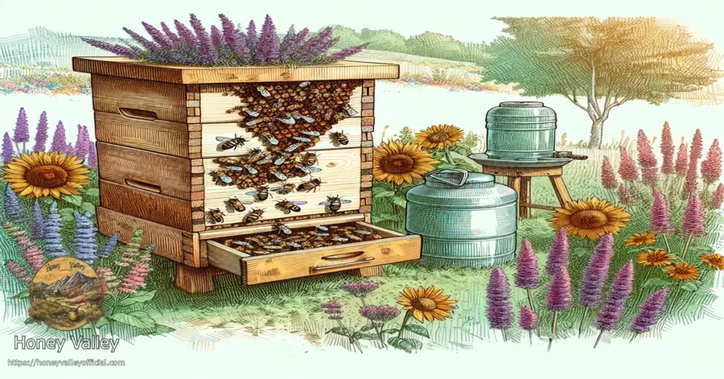 How do you attract bees to a new hive?