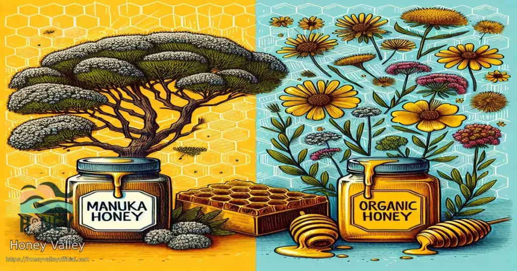 What is the difference between manuka honey and organic honey?