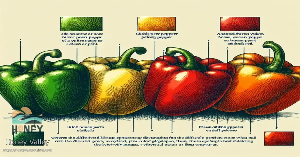 What are the differences between the different colors of bell peppers? Does anybody have any idea?